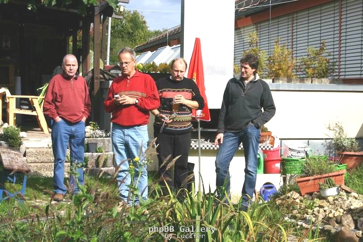 Gruppenbild ohne Dame...