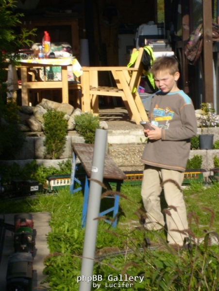 Linus am Regler