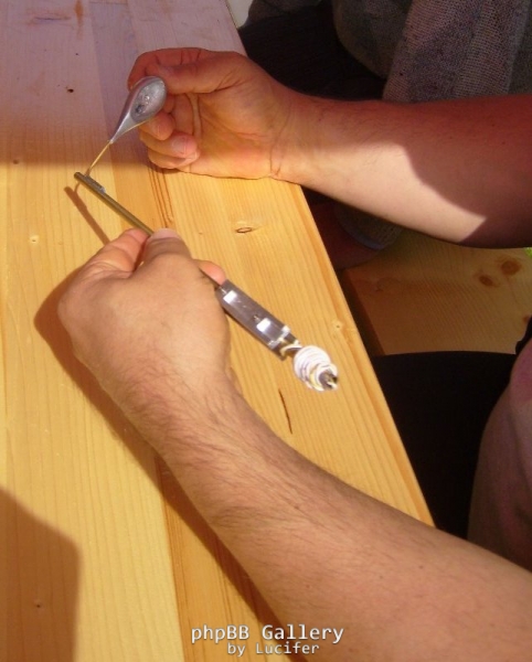 Lampe im Detail