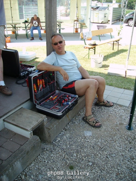 Rolf platt + Fritz denkt nach....