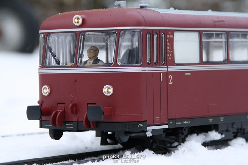 PIKO Schienenbus im Januar 2010