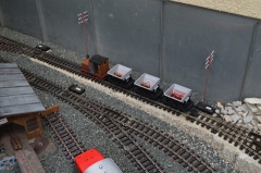 Der Schotterzug ist unterwegs