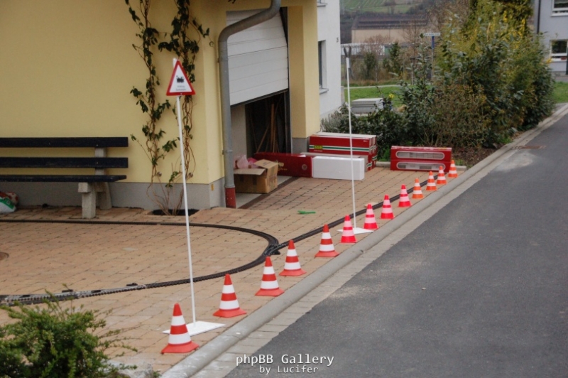 Fachgerechte Absperrung des Areals