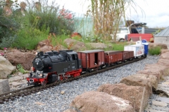 6001 fährt ins Tal