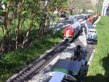 Viel Betrieb im Bahnhof