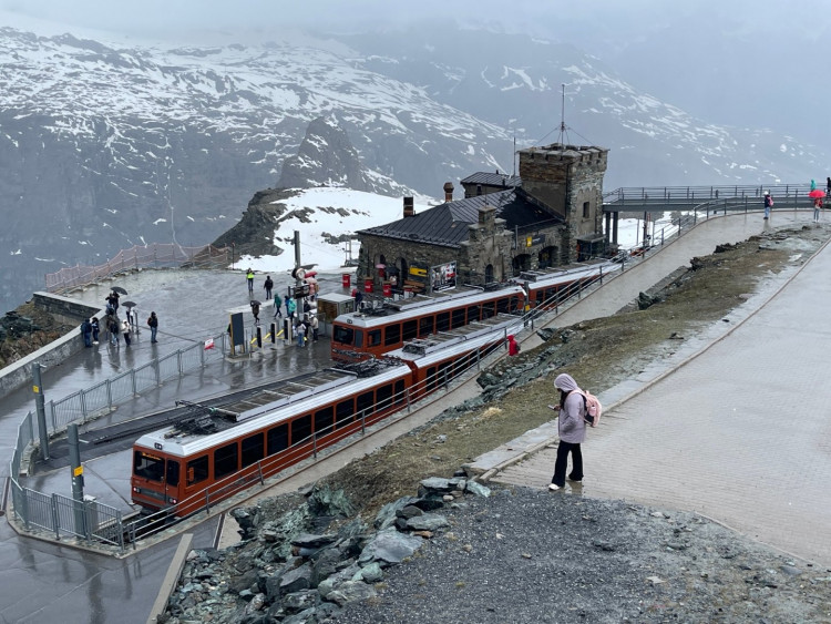 Leider war das Matterhorn von starkem Nebel eingehüllt und nicht zu sehen.
