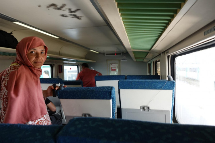 Blick in einen Triebwagen