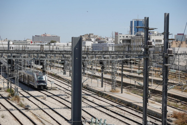 Da könnte eine Menge los sein am Bahnhof Tunis.